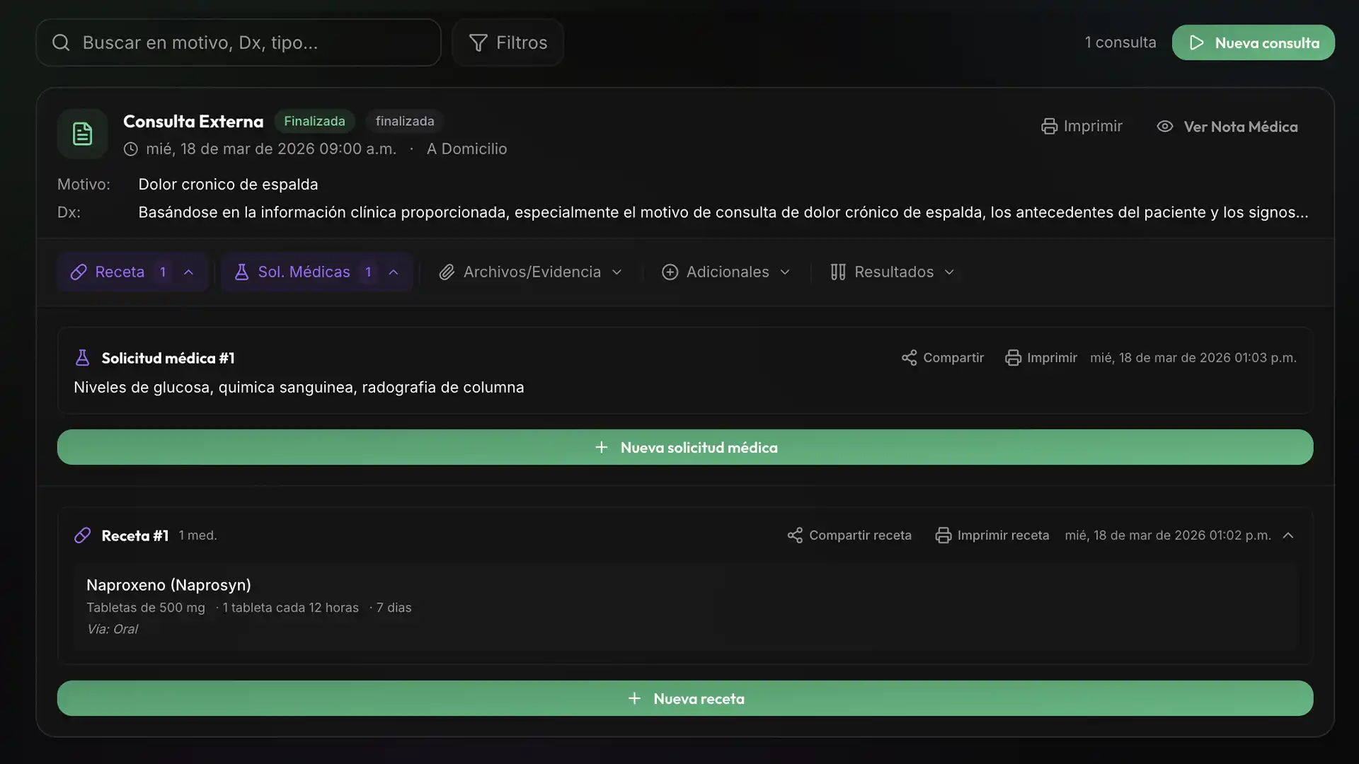 Receta Electrónica Digital Medicynia